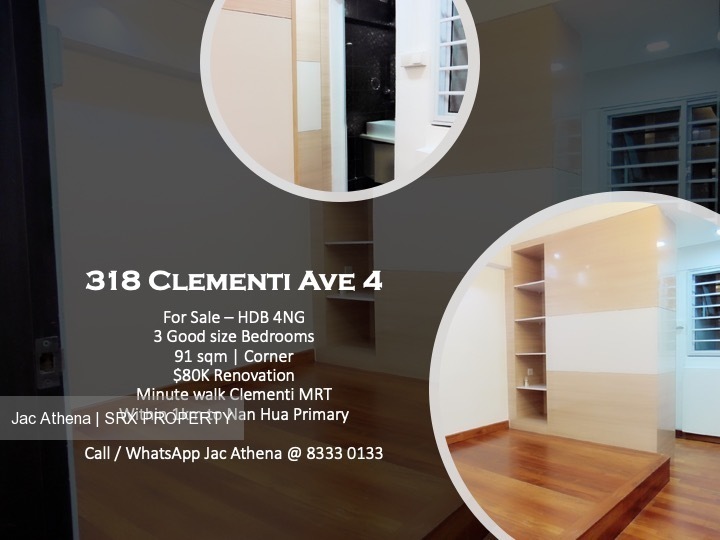 Blk 318 Clementi Avenue 4 (Clementi), HDB 4 Rooms #186330372